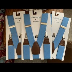 Saddlebred Suspenders (x3) Light/Ice Blue